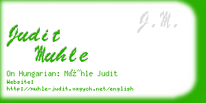 judit muhle business card